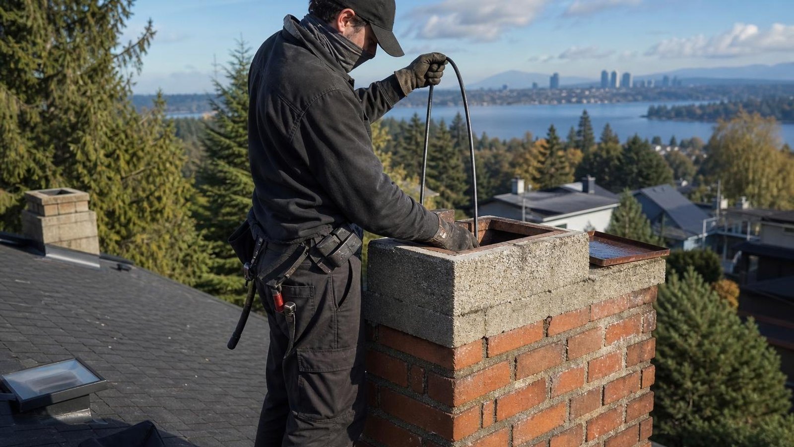 Local chimney sweep & inspection for Bellevue homes